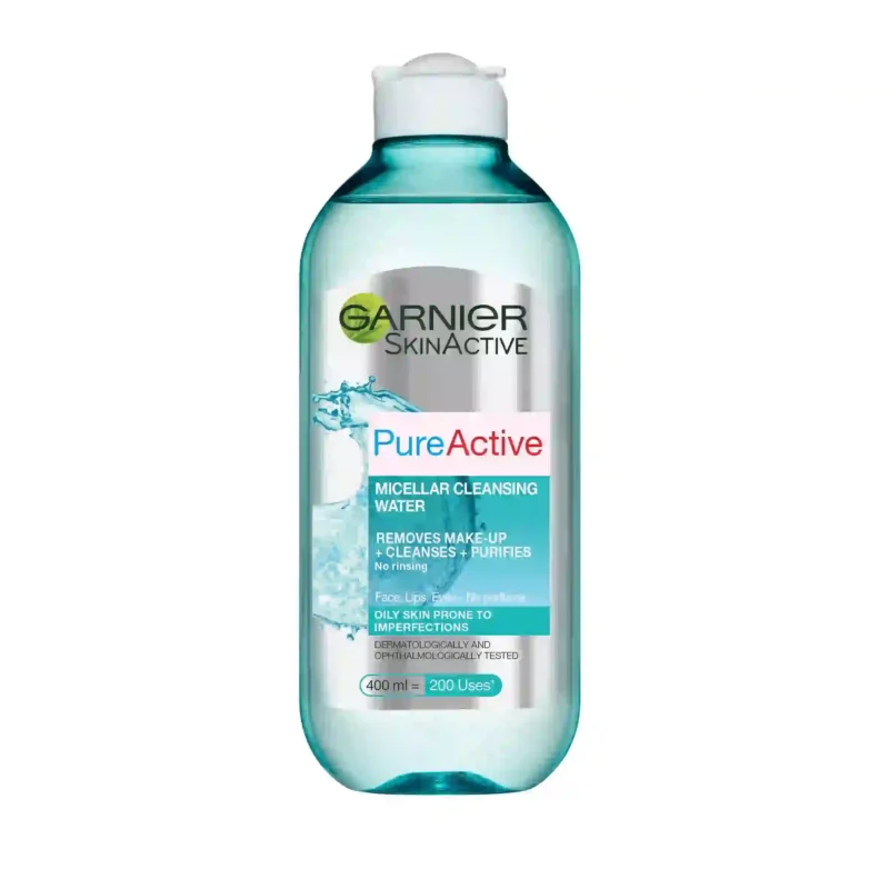 میسلار واتر گارنیر مدل PURE ACTIVE حجم 400 میلی لیتر