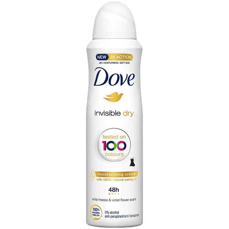 اسپری ضد تعریق داو مدل اینویزیبل درای DOVE INVISIBLE DRY حجم 250 میل