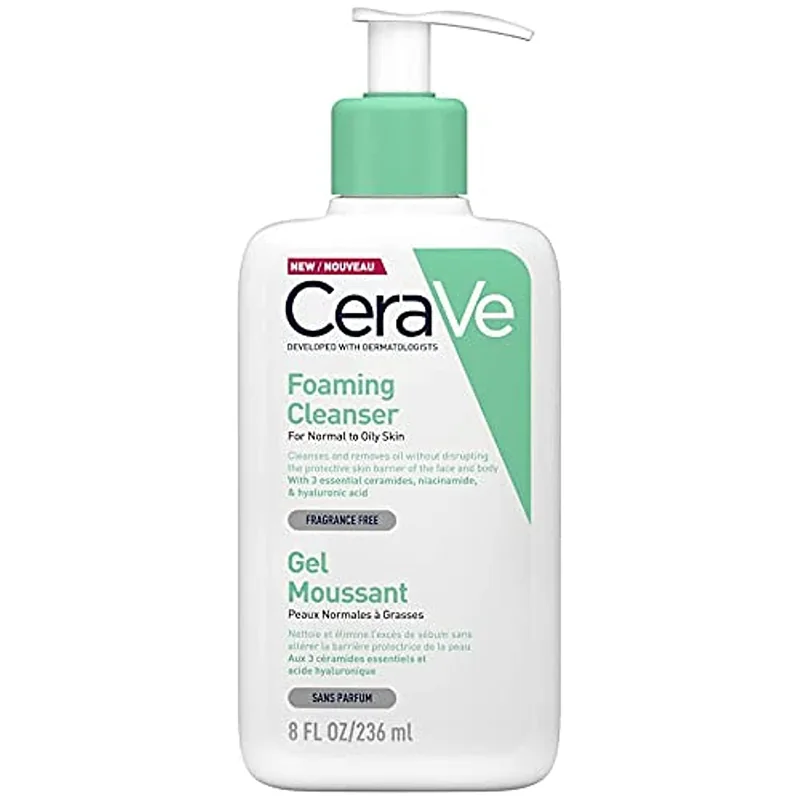 فوم شست و شو سراوی CeraVe مدل FOAMING CLEANSER حجم ۲۳۶ میل