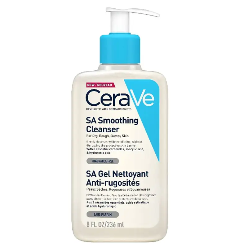 ژل شستشو سراوی CeraVe مدل SA SMOOTHING حجم ۲۳۶ میل