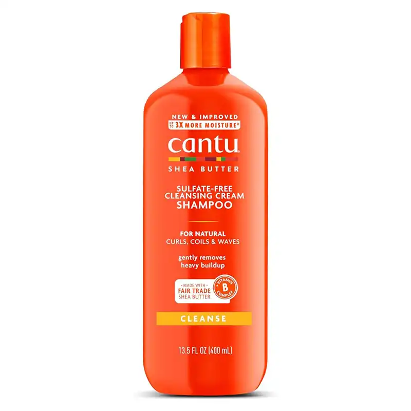 شامپو شی باتر موهای فر و مجعد کنتو CANTU CLEANSING SHAMPOO حجم ۴۰۰ میل