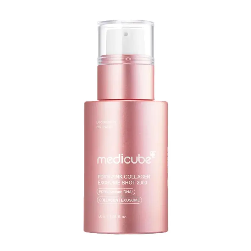 شات پپتید و کلاژن صورتی مدیکیوب MEDICUBE PDRN PINK COLLAGEN EXOSOME SHOT 2000