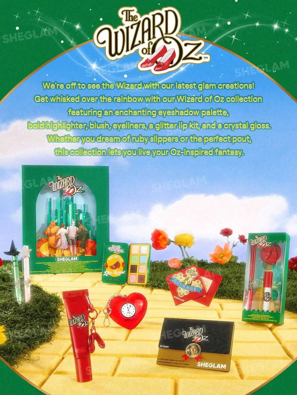 کالکشن جادوگر شهر اُز شیگلم SHEGLAM THE WIZARD OF OZ
