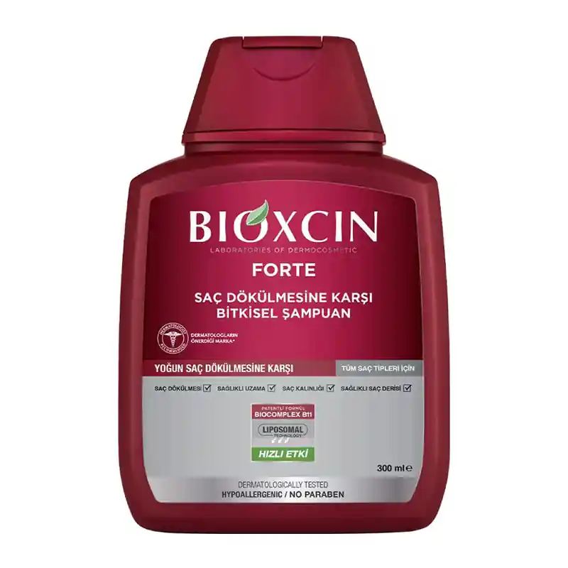 شامپو ضد ریزش قرمز فورت بیوکسین BIOXCIN FORTE SHAMPOO