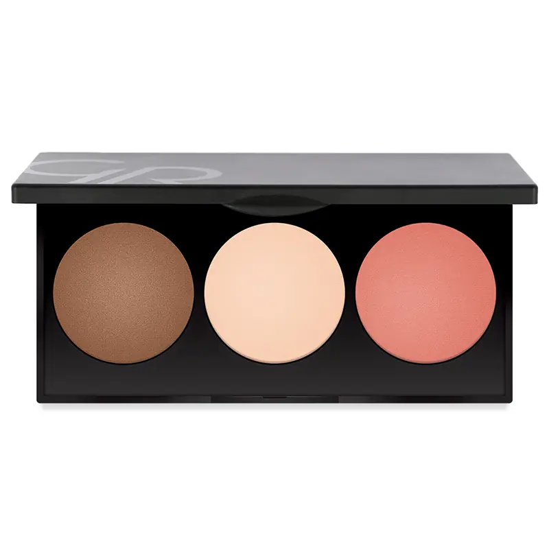پالت سه کاره متالز گلدن رز GOLDEN ROSE METALS SCULPTING PALLETE