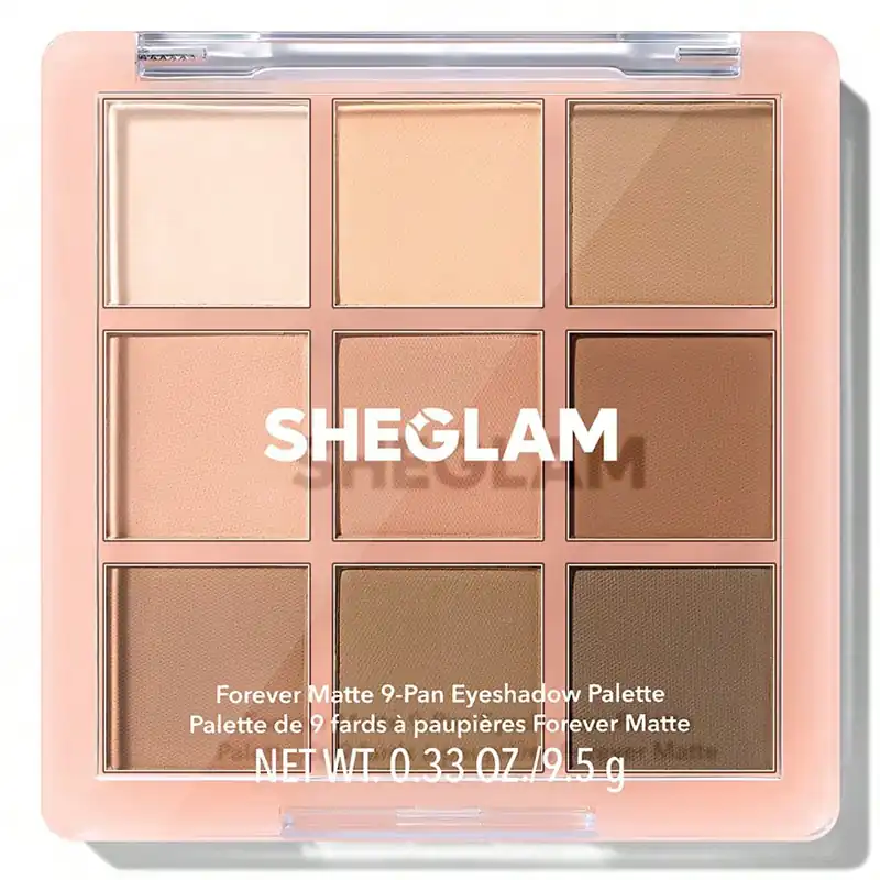 سایه 9 رنگ شیگلم مدل SHEGLAM FOREVER MATTE 9-PAN EYESHADOW PALLETE