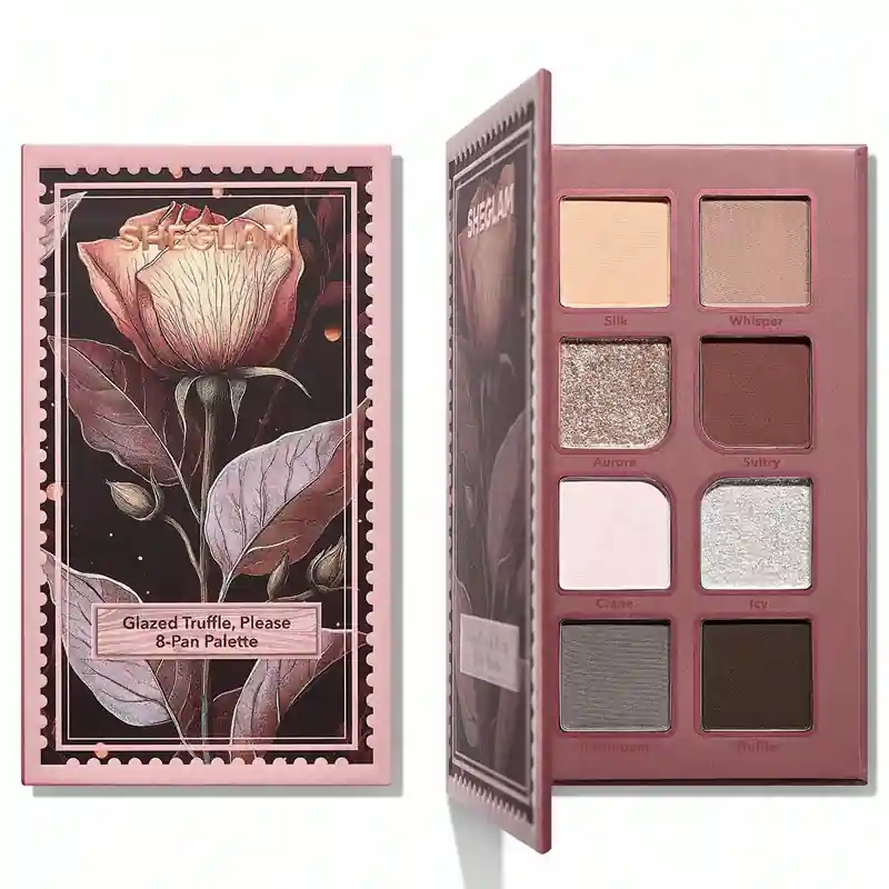 سایه ۸ رنگ شیگلم مدل SHEGLAM GLAZED TRUFFLE PLEASE