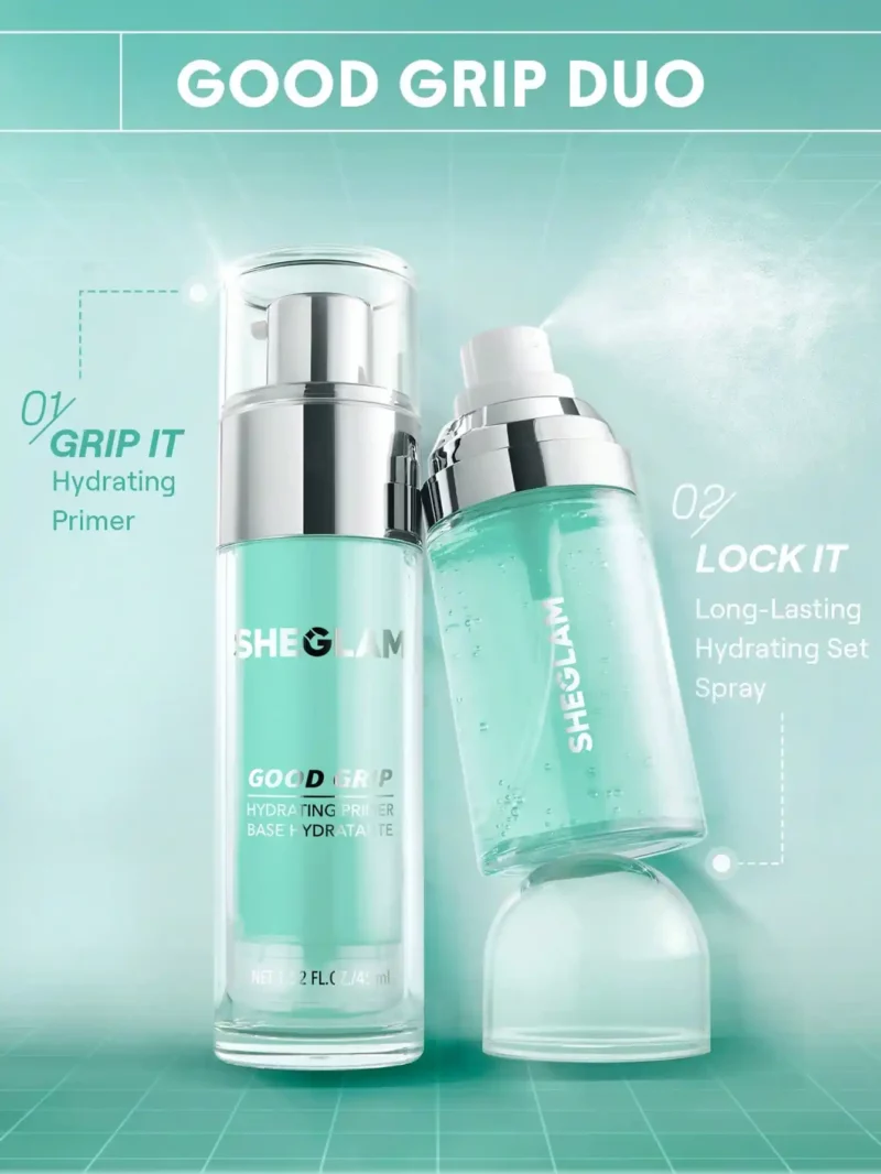 اسپری پرایمر و فیکس آبرسان گود گریپ شیگلم SHEGLAM GOOD GRIP HYDRATING AND SET SPRAY