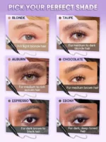 رنگبندی هاشور و لمینت دو سر ابرو شیگلم SHEGLAM REAL FLOW LAMINATING BROW PEN