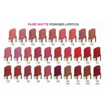 رنگبندی رژ لب پیور مات گلدن رز