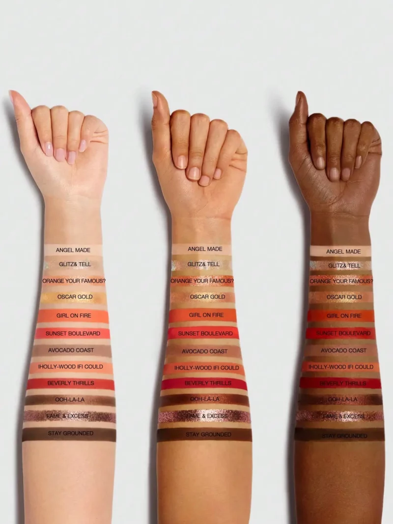 رنگبندی پالت سایه STAY JUICY شیگلم روی دست